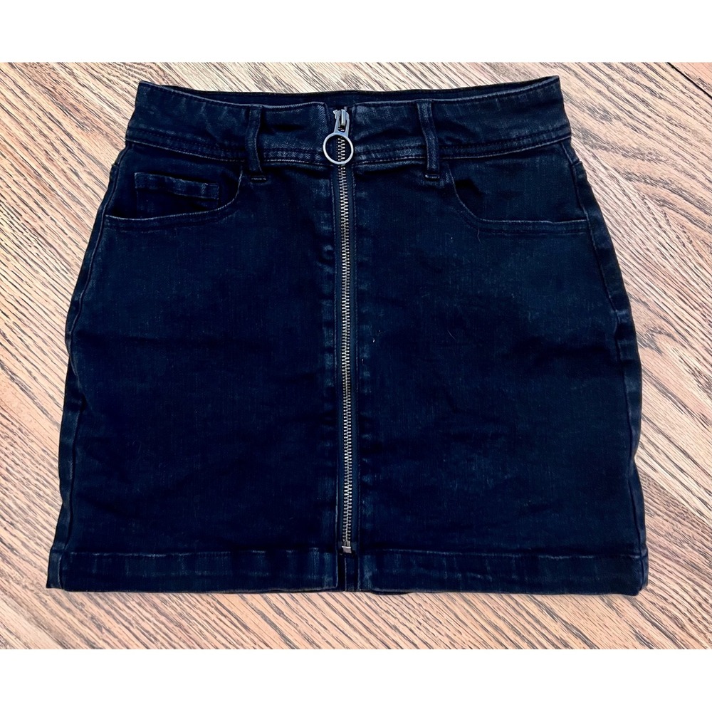 Fashion Nova Black Mini Skirt Women's Size S CTB272SK Stretch